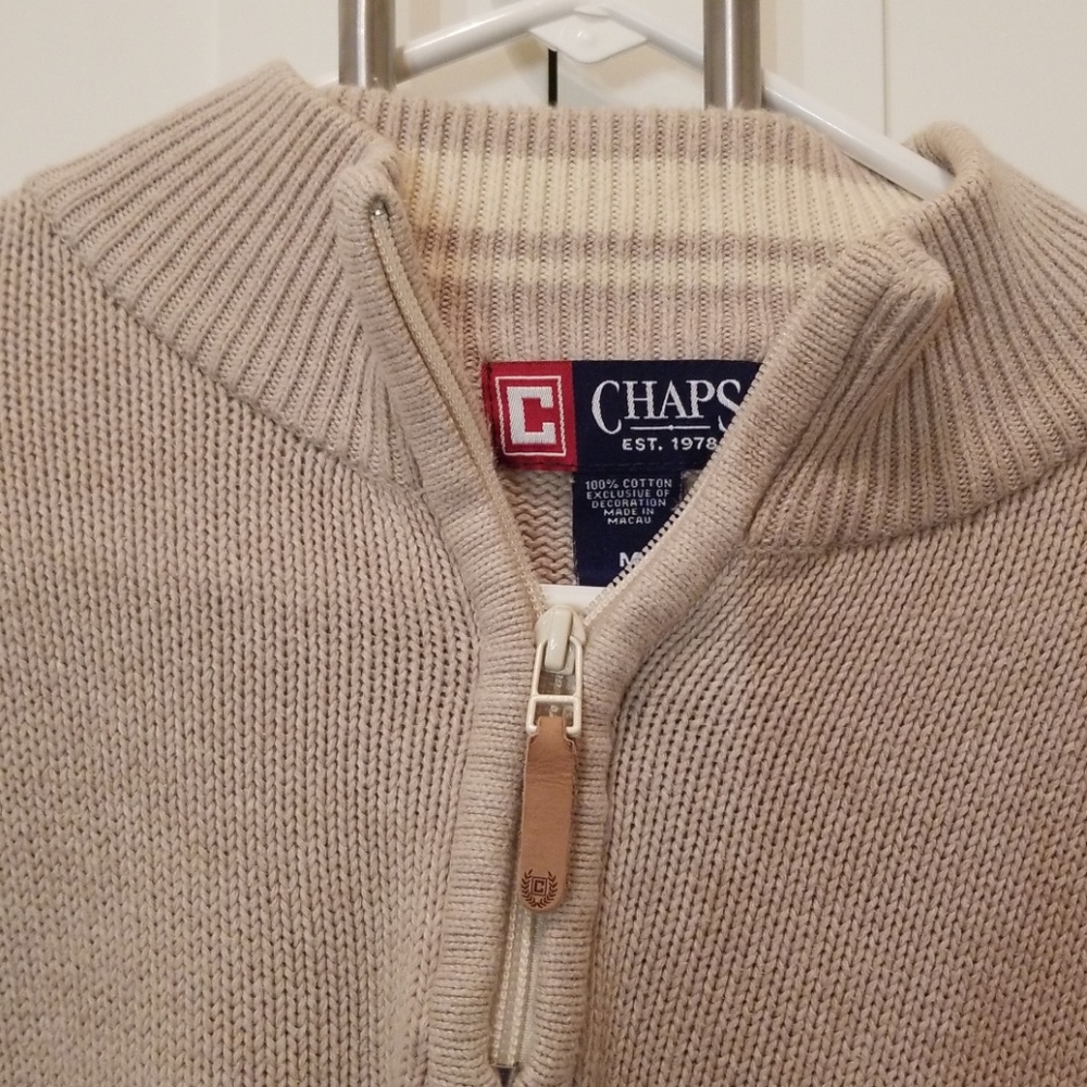 Men's chaps sweater 100% cotton